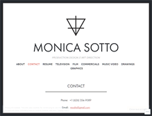 Tablet Screenshot of monicasotto.com